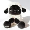 Süßes schwarzgesichtiges Schaf Plüschtier flauschige Lamm Puppe weicher Geschenke - 13cm Anhänger