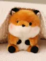 Cute plush fox keychain, orange fluffy animal bag pendant, miniature soft toy ornament for use. - Fox Pendant / 10cm