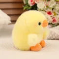 Cute yellow chick plush toy fluffy keychain mini bag pendant kawaii stuffed animal charm - Yellow Chick Pendant / 10cm