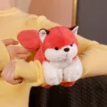 Plush slap bracelet cute animal wrist toy soft decoration band for daily wear and sweet gift. - Fox