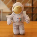 Cute astronaut plush toy space doll soft stuffed pillow for kids creative room decor gift. - Grey with Backpack