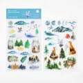 Watercolor transfer stickers plant scenery hand account decorative sticker variant style - Spirit of Everything