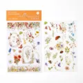 Momo bloemen transfer stickers botanisch hand grootboek decorativo materiaal twee vellen - Geurige Bloemenzee