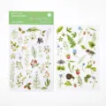 Momo Bos Serie Botanische Wrijfstickers, Journaling Decoratieve Ambachten, 2 Stuks Set - Bos Wilde Archieven