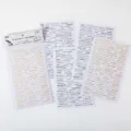 Retro gold foil English sticker set, vintage journaling decorative planner stickers 3 sheets - Daylight Promise