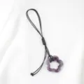Natural amethyst flower pendant necklace DIY accessory crystal plum blossom jewelry component - Amethyst