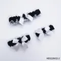 Set di accessori con giarrettiera in pizzo nero e bianco Lolita maid cosplay oggetti - HE0228V22-2