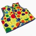 Colorful polka dot clown vest costume prop for party stage performance dress up variant - One Size / CL1001 Clown Vest