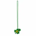 St Patrick's Day Beaded Necklace Irish Shamrock Clover Pendant Festival Costume Accessory - Green Hat Pendant (PE1108Z24Z-2)