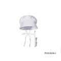 Cappello da cuoco bianco con lacci accessorio per costume da cucina taglia regolabile 58-60cm - PE1023A24A-2