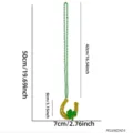 St. Patrick's Day green beaded necklace horseshoe shamrock pendant specification size diagram - Horseshoe Pendant (PE1108Z24Z-6)