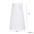 Grembiule da vita bianco corto grembiule da cucina cameriere con tasca 70x72cm - PE1022J24J-1