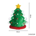 Plüsch Weihnachtsbaum Mütze für Erwachsene, extra langer Weihnachtskostüm Samthut. - Einheitsgröße / Grüner Weihnachtshut Design