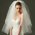 Velo da sposa bianco per festa di nozze eleganti accessori per capelli in tulle e decorazioni. - Velo da Sposa in Pizzo (HPLL0306-9)