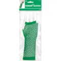 Green fishnet gloves fingerless retro neon party costume accessory one pair stylish clubwear hand cover - 19HE9705DGR