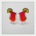 Hawaiian party cocktail glasses photo booth props, summer beach festival fancy dress eyewear. - One Size / Cocktail Shape(TSA01FS9044A9) / Blue