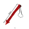 Cola de diablo metálica roja accesorio de disfraz con banda elástica negra 33cm. - Cola de Diablo Roja(HA0407L25-1)