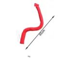 Accesorio de disfraz de cola de diablo rojo 65cm longitud cola de peluche para fiesta Halloween - Cola de Diablo de Peluche Rojo(HA0408C25-2)