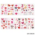 San Valentino adesivi cuore fogli carino amore romantico amorini decorazione fai da te set - QR1128N23N