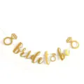 Gouden glinsterende bride to be banner voor vrijgezellenfeest en verloving decor - Gouden Glitter Stijl (HE512B19) / Goud