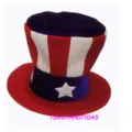 Καπέλο Ημέρας Ανεξαρτησίας Αμερικής, Uncle Sam κόκκινο λευκό μπλε ριγέ καπέλο στολή. - Καπέλο ημίψηλο