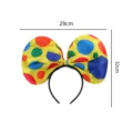 Colorful polka dot clown bow headband for funny party cosplay costume accessories - TS2019YW2 Headband