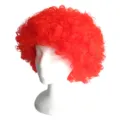 Vibrant red afro curly clown wig for cosplay, party dress up, and fun events. Premium look. - 17CL6461-5