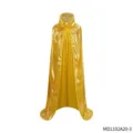 Gold shiny hooded cloak adult metallic costume cape for carnival masquerade party wear - MD1102A20-3 Style