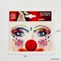 Clown face jewels sticker temporary makeup crystal rhinestone for cosplay party festival. - PE1031X24X-4