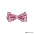 Farfalla con Paillettes Rosa Lucida Festa Palcoscenico Performance Accessorio Costume - Rosa