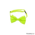 Farfallina con paillettes verde neon brillante per feste e performance sceniche. - Giallo brillante