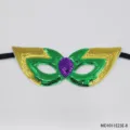 Sequined masquerade mask for Mardi Gras party carnival festival and costume events. - MD1011E23E-8