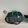 Large capacity travel duffel bag fashionable lightweight short trip gym sports luggage bag - With Pendant / Black