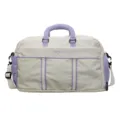 Large capacity travel bag stylish lightweight short trip gym bag luggage duffel bag - No Pendant / White
