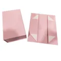 Boîte cadeau pliante magnétique rose, coffret en carton pliable pour cosmétiques et cadeaux. - 34*20*11cm / Rose