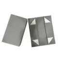 Boîte cadeau pliante magnétique grise pour emballage cosmétique, design plat élégant. - 34*20*11cm / Gris Argent