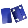 Boîte Cadeau Pliante Magnétique Bleue Boîte D'emballage Cosmétique Modèle De Variante - 34*20*11cm / Bleu foncé