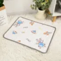 Cute space astronaut pattern pet sleeping mat, comfortable dog and cat bed pad for all seasons. - White Space Travel