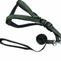 Military green dog harness and leash set, durable nylon pet walking chest strap kit. - Size 1 (5-12 lbs) / Army Green