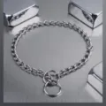 Stainless steel dog P-chain training collar durable metal choke collar for pet training. - Stainless Steel Collar