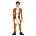 Kids Tiger Cosplay Costume Full Body Jumpsuit Animal Party Dress Up Main Display View - T108-1018