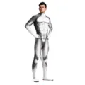 Herren 3D Tier Druck Ganzkörper Jungen Kostüm Hund Cosplay mit Pfoten und Schwanz. - S / B273-1010