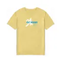 Herren Kurzarm T-Shirt Sommer Freizeit schmal bedruckt Oberteil gelb Variante Option - M / Kurkuma