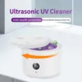 Ultrasonic UV cleaner box for dental aligners, retainer, jewelry, watch and contact lenses clean. - US Plug / White