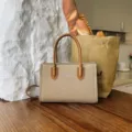Koreanische kleine Segeltuch Henkeltasche für Damen, lässige Umhängetasche und Handtasche Modestil. - Ohne Anhänger / Khaki