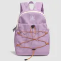 Stylish lightweight purple casual backpack for women daily outdoor sports trendy daypack - Taro Purple