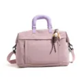 Borsa da viaggio grande capacità donna borsa weekend leggera borsa da palestra espandibile - Con Ciondolo / Viola