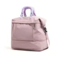 Grande borsa da viaggio per donna weekend leggera rosa borsone da cabina valigia pratica - senza ciondolo / Viola