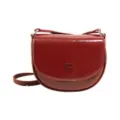 Korean style niche texture patent leather women crossbody bag 2026 spring fashion mini bag - No Pendant / Red
