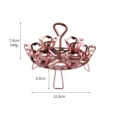 Edelstahl Eier Dampfgarer Ständer Roségold multifunktionales Küchen Kochwerkzeug mit klappbaren Beinen - L / Roségold